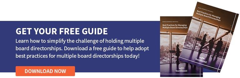 Managing Multiple Board Directorships Best Practices Download
