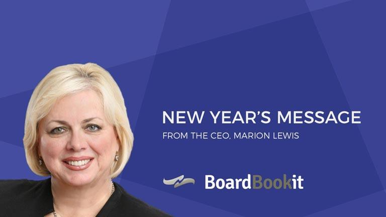 New Years Message Marion Lewis Govenda CEO
